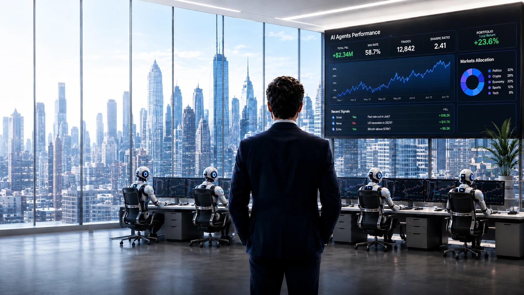 AI trading room